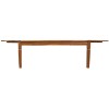 Tavolo allungabile aperto n legno massello di acacia indiana stile rustico campagnolo Chateaux Bizzotto
