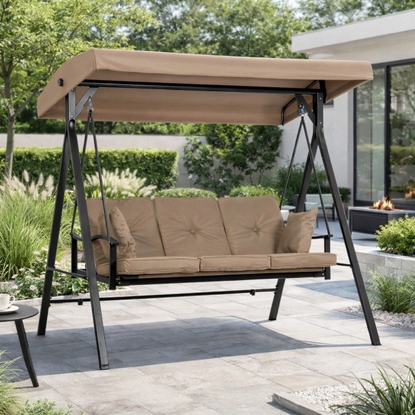 Dondolo efesto 3 posti con cuscini