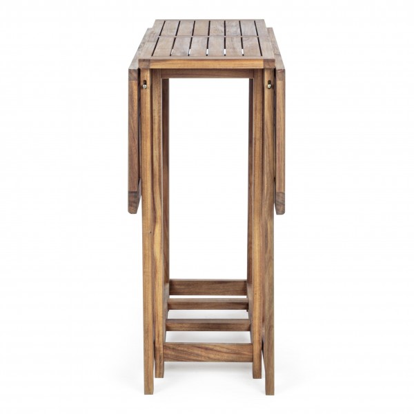 Tavolo Set Tavolo da esterno 90x90 con 4 sedie in legno d'acacia  modello Noemi Totò Piccinni