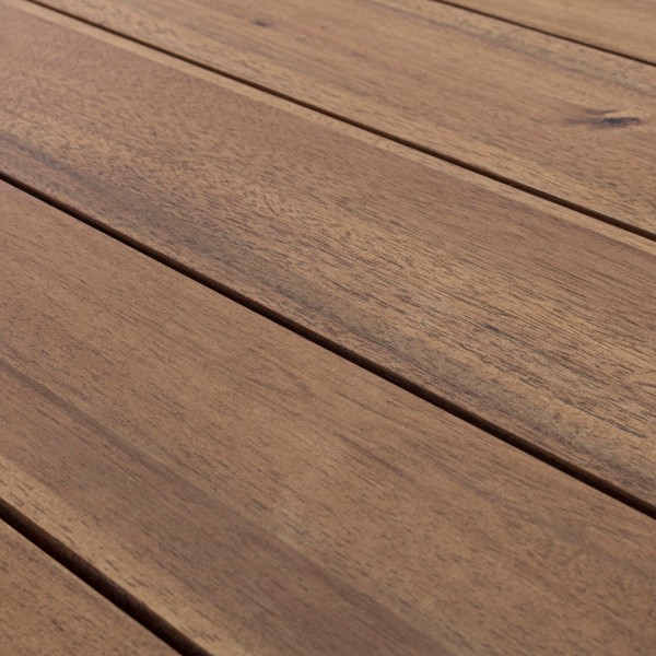 Dettaglio piano Tavolo da ingresso allungabile 180/240in legno D'Acacia modello Varsavia Totò Piccinni