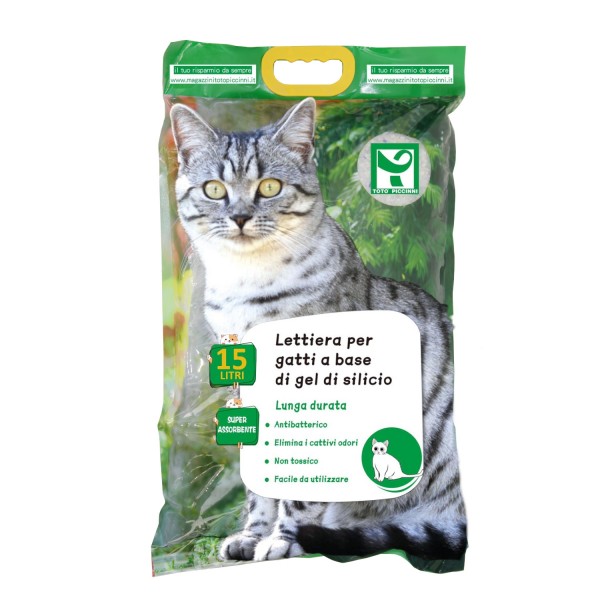 Lettiera Per Gatti Al Silicio - 15 Litri Senza Profumo Aumapet - Foto 4