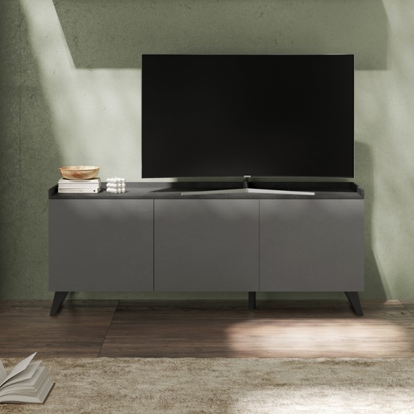 Porta TV in Legno 3 ante made in italy modello ELLE Totò Piccinni