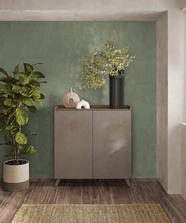 Madia in legno 2 ante made in italy  modello Elle Totò Piccinni