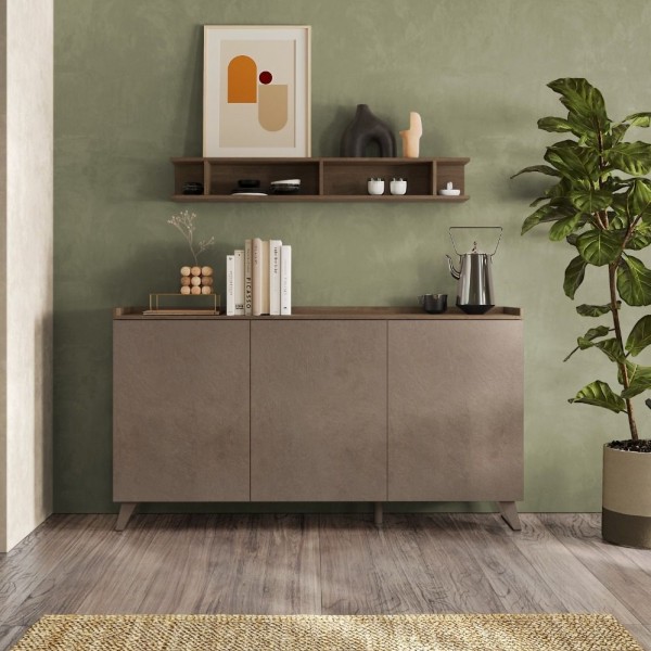 Madia in Legno 3 ante made in italy modello Elle Totò Piccinni