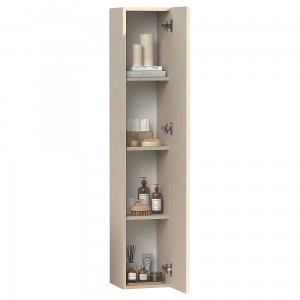 Mobile Colonna Bagno sospesa con 1 anta finitura cashmere modello NILO Totò Piccinni