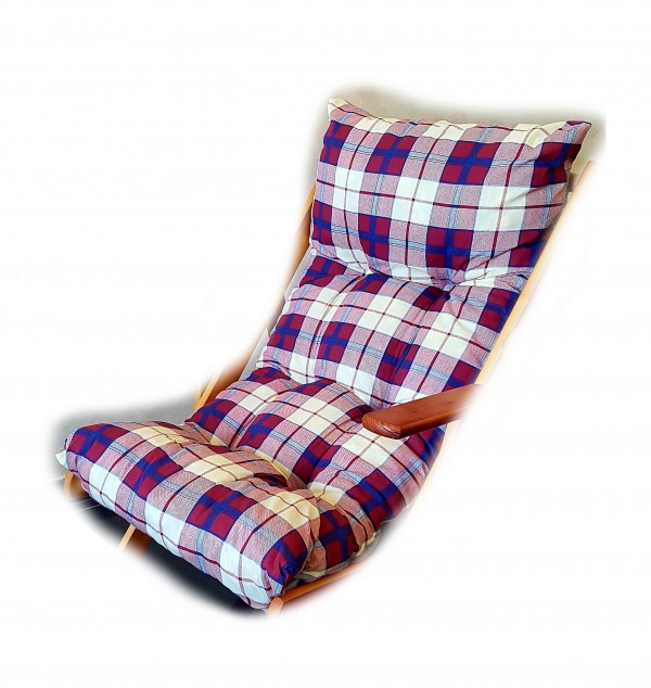 Cuscino imbottito di ricambio per poltrona sedia sdraio Harmony Relax,  105x55x14cm