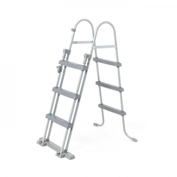 Piscina Fuori terra rettangolare, Power Steel colore Grigio Chiaro modello Bestway Totò Piccinni