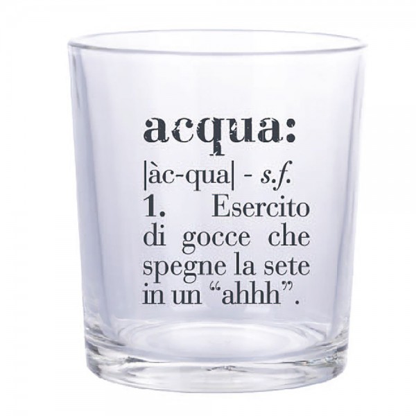 bicchieri in vetro 6 pezzi 360ml modello Vivtionaty Villa D'Este