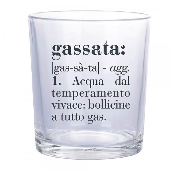 bicchieri moderni in vetro 6 pezzi 360ml modello Vivtionaty Villa D'Este