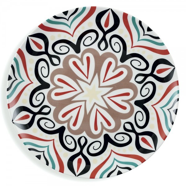 Piatto piano Set Piatti 18 Pz da Tavola SHARM in Porcellana - Villa D'Este