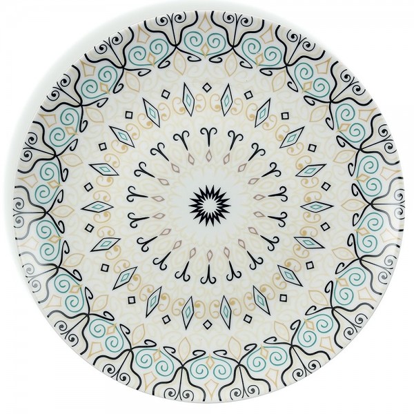 Piatto piano Set Piatti 18 Pz da Tavola SHARM in Porcellana - Villa D'Este