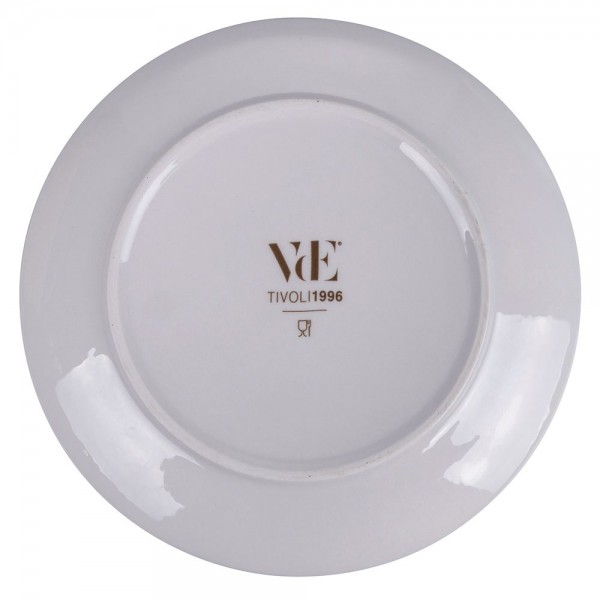 Vista da dietro Set Piatti 18 Pz da Tavola SHARM in Porcellana - Villa D'Este