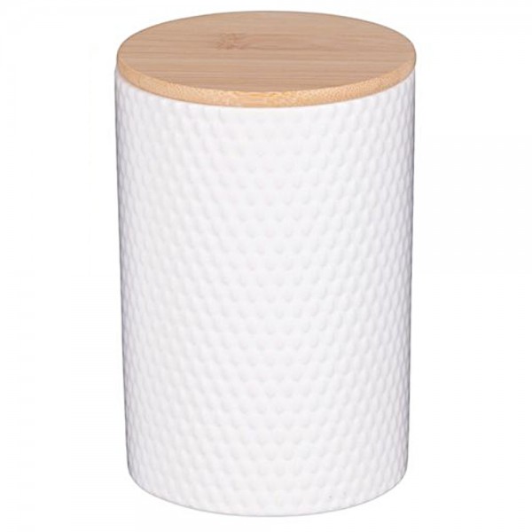 barattolo da cucina in gres bianco modello Circle Villa D'Este