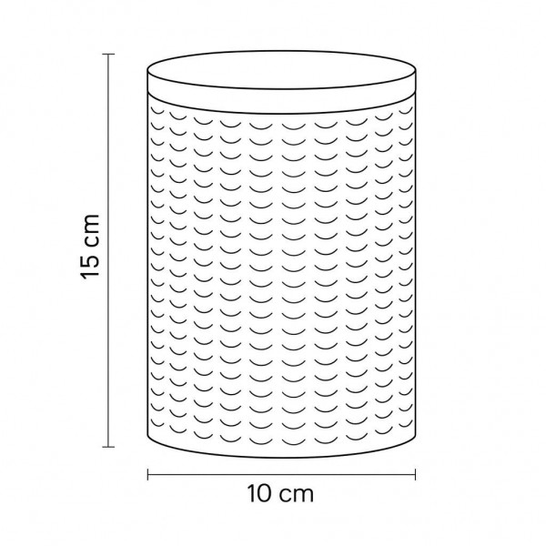 Specifica dimensioni barattolo da cucina in gres modello Circle Villa D'Este