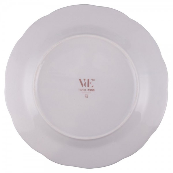 Vista da dietro Set Piatti 18 Pz da Tavola MADAME GREEN in Porcellana