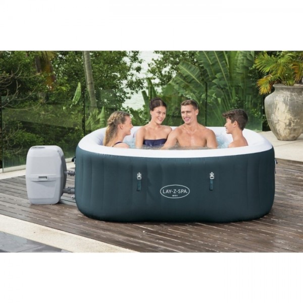 Idromassaggio Gonfiabile Lay-Z-pa Palm Spring AirJet modello Bestway Totò Piccinni