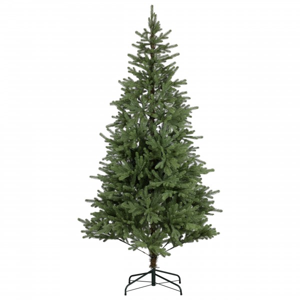 Albero di Natale Artificiale ANDERMATT, Folto, Realistico, Apertura Rami a Ombrello, Veloce Montaggio, PE Real Touch