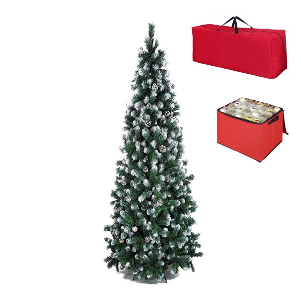 Borsa per Albero Di Natale 180 Cm Custodia Sacca Porta Albero in Tessuto