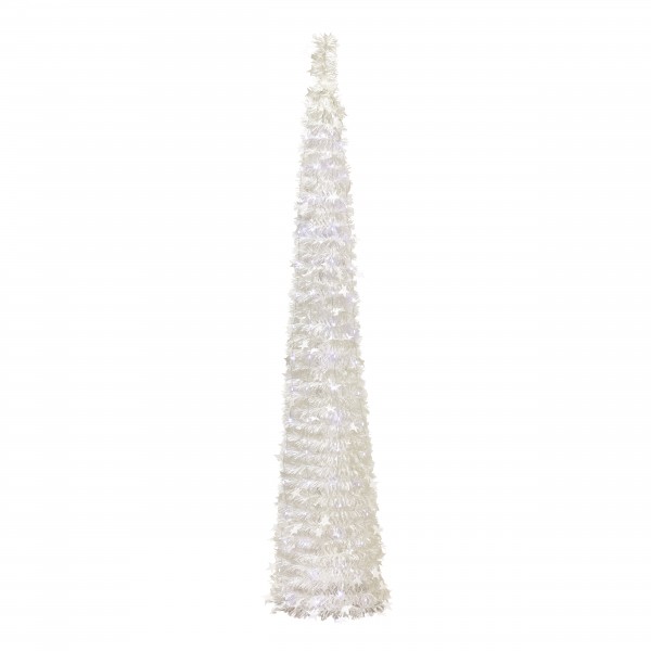 Albero di Natale Pop Up slim Totò Piccinni - albero di natale per piccoli spazi bianco luce fredda