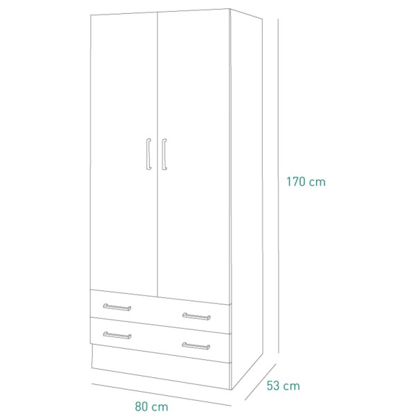 Armadio classico specifica dimensioni