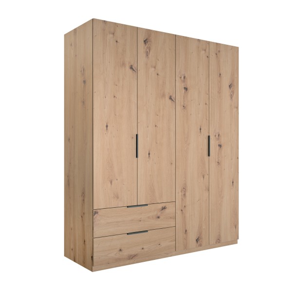 armadio rovere artisan vista diagonale 