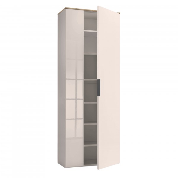 Armadio multiuso 2 ante colore "cashmere laccato/rovere baysen" modello Zenit Totò Piccinni