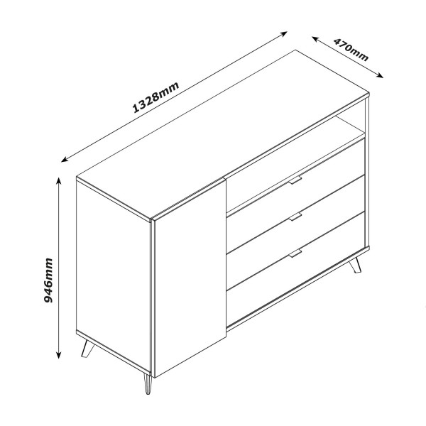 cassettiera specifica dimensioni