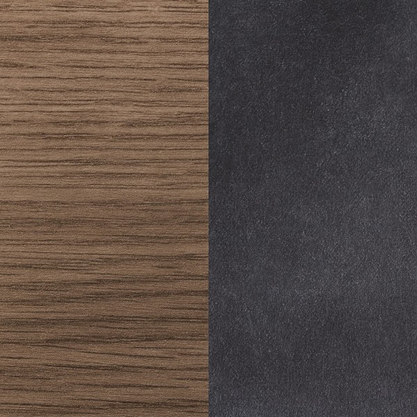 Specifica colore Mobile contenitore moderna in legno colore "Rovere Invecchiato/Cemento" modello Sylva Totò Piccinni