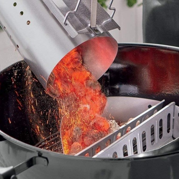 Ciminiera starter accendi fuoco per BBQ in Saldo