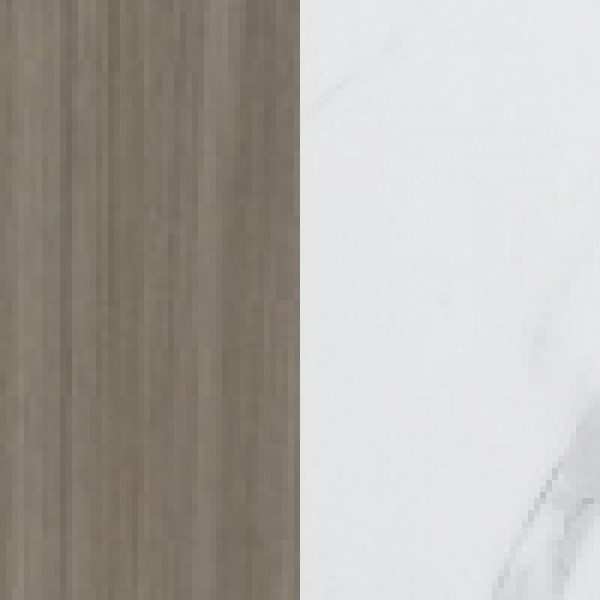 Specifica colore mobile colonna in lengo 1 anta e 4 vani rovere/bianco effetto marmo modello Nexus Totò Piccinni
