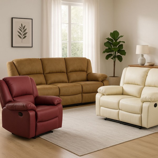 Copertina Divani e poltrone calipso effetto nabuk tortora 