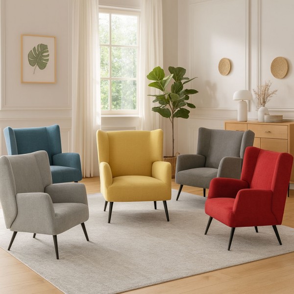 Copertina Poltroncina in tessuto modello ariel totò piccinni