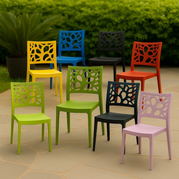 Sedia in polipropilene TETI design impilabile 
