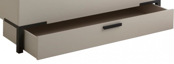 Cassettone letto in legno colore Cashmere modello Zefiro Totò Piccinni