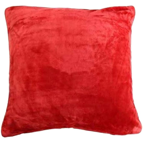 cuscino imbottito rosso due in uno in plaid molto caldo