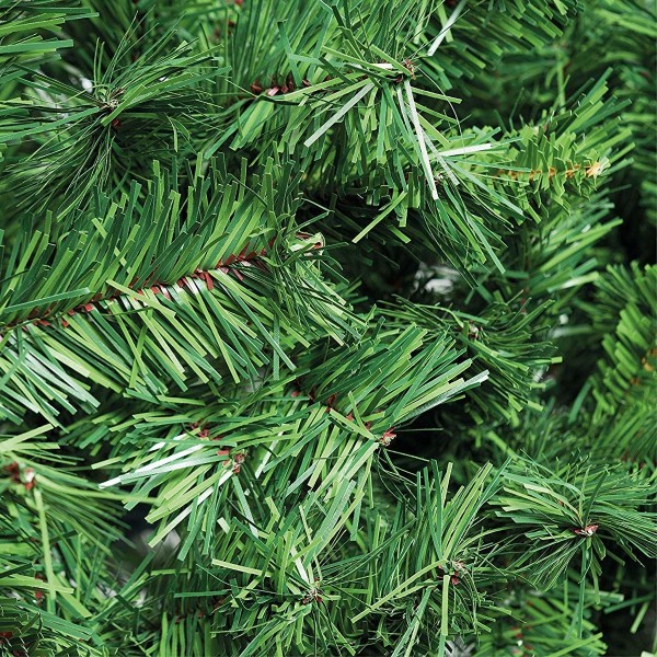 XONE Albero di Natale Royal Slim Verde in PVC 448 Rami Albero folto di Natale 150cm 