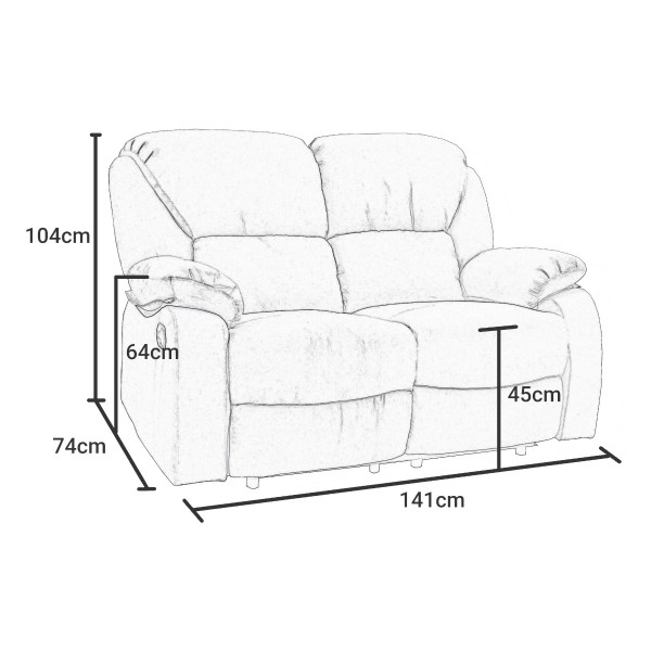 Set Divano 2 O 3 Posti Poltrona Relax Calipso