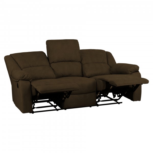 Furnhouse - Ibbe Design Divano Reclinabile 2 Posti Marrone Poltrona