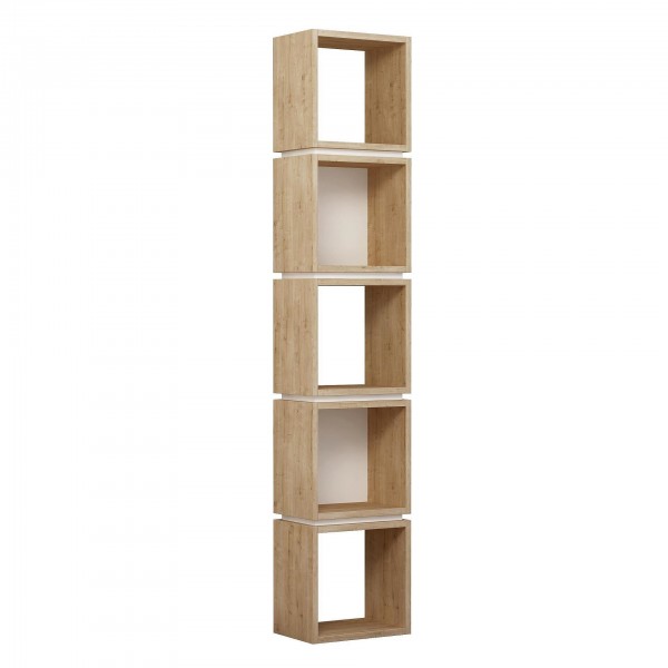 libreria in legno vista diagonale 