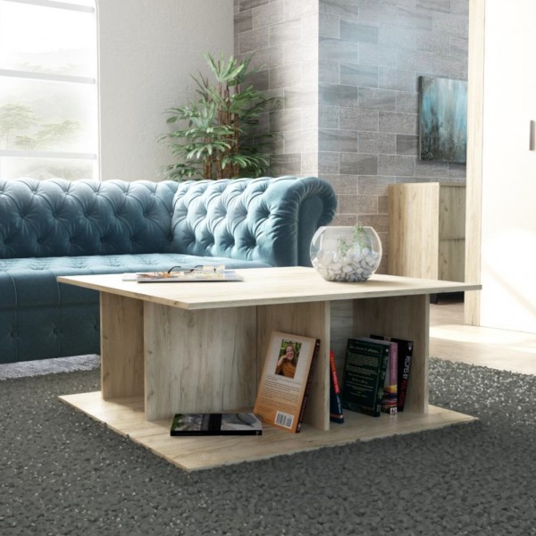 Tavolino da salotto in legno colore Rovere modello Kyvos Totò Piccinni