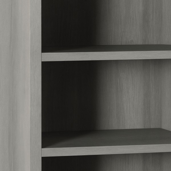 Dettaglio Libreria da ufficio in legno colore "Cemento" 6 vani modello Toronto Totò Piccinni