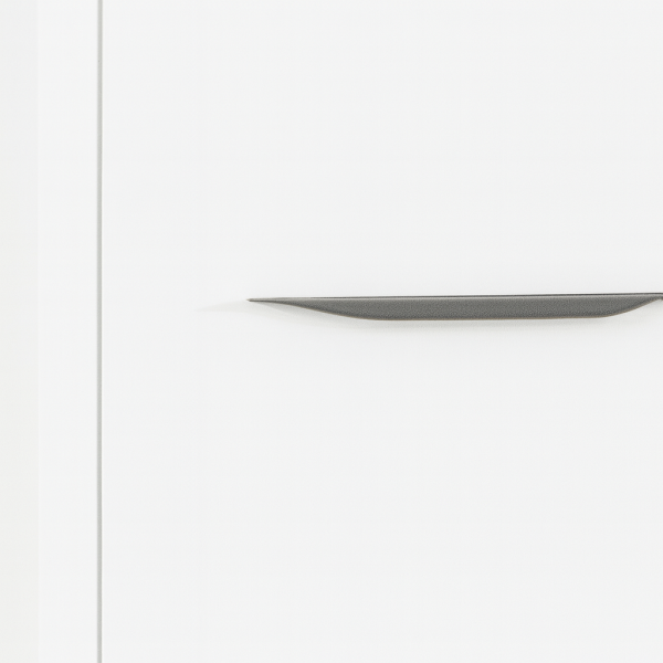 Dettaglio Armadio moderno in legno colore Bianco Laccato 2 ante e 6 vani modello Toronto Totò Piccinni
