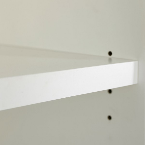 Dettaglio Libreria in legno colore Bianco Laccato 2 ante e 6 vani modello Toronto Totò Piccinni