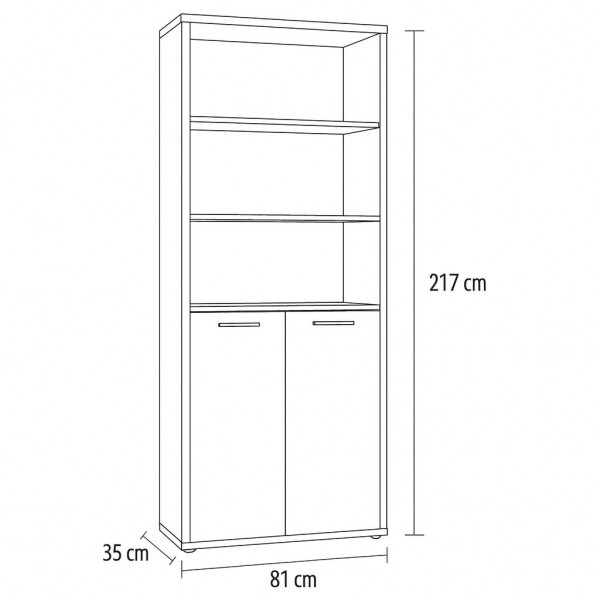 Specifica dimensioni Armadio camera da letto 3 vani e 2 ante noce brera modello Bali Totò Piccinni