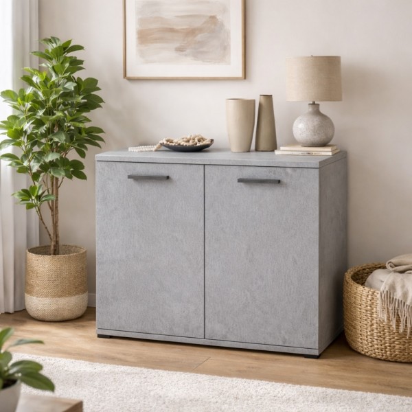 mobile multiuso in legno con 2 ante e 1 ripiano modello Rugiada Totò Piccinni