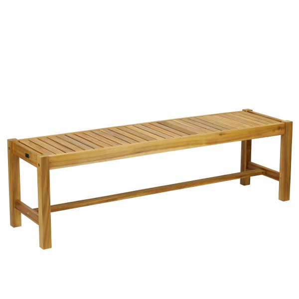 tavolo rettangolare 150  in legno D'Acacia da giardino con 2 panche Totò Piccinni