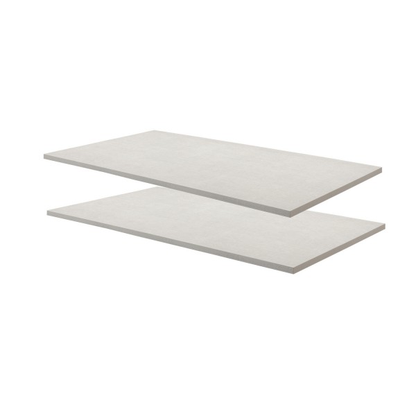 Vista diagonale Set 2 Ripiani per armadio sliding 200 Totò Piccinni