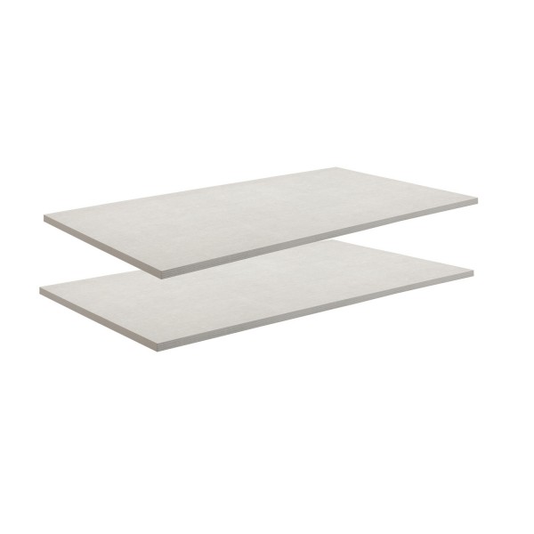 Vista diagonale Set 2 Ripiani per armadio sliding 200 Totò Piccinni