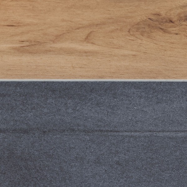 Specifica colori Pensile in legno colore "Rovere Miele/Nero Chalet" con 3 vani e 3 ribalte modello Kroma Totò Piccinni