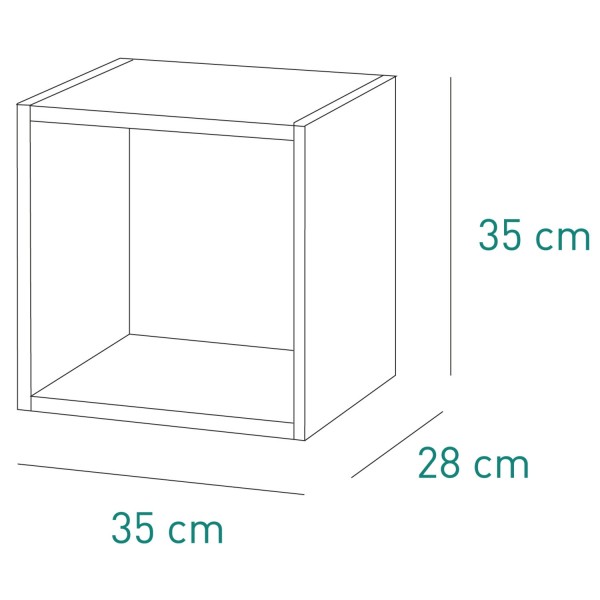 Specifica dimensioni Pensile in legno colore "Grigio Antracite" 3 cubi modello Nova Totò Piccinni 
